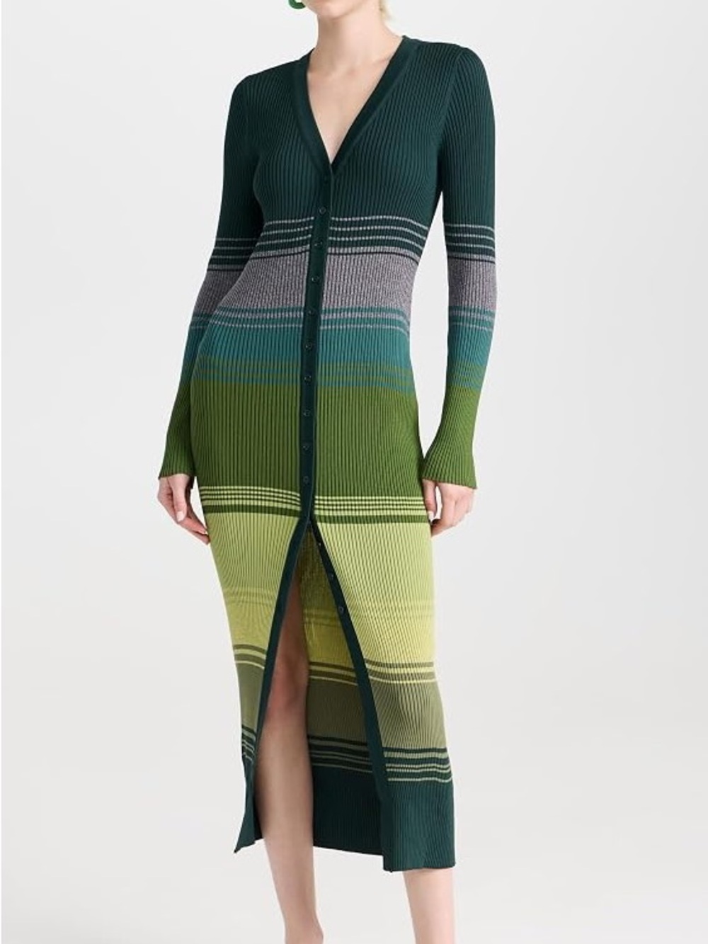STAUD Pine Forest Shoko Dress